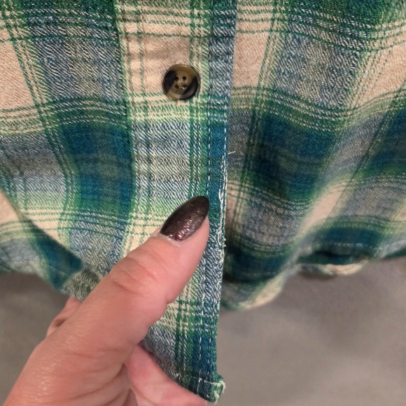 BDG Urban Outfitters Plaid Flannel Button Up Shirt Women's Size M Casual Classic - Picture 14 of 14